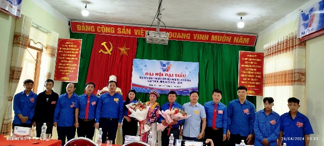 Lãnh đạo huyện Đồng Văn tham dự đại hội đại biểu Hội LHTN Việt Nam xã Sủng Trái lần thứ VI, nhiệm kỳ 2024 - 2029.