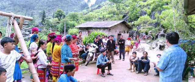 Hội nông dân xã Sủng Trái tuyên truyền về các chương trình mục tiêu Quốc gia, chỉ thị 09 và nghị quyết 27 của tỉnh ủy Hà Giang